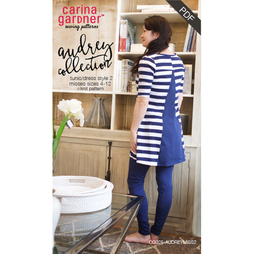 Audrey Collection - Misses Style 2 Sewing Pattern - Digital Download