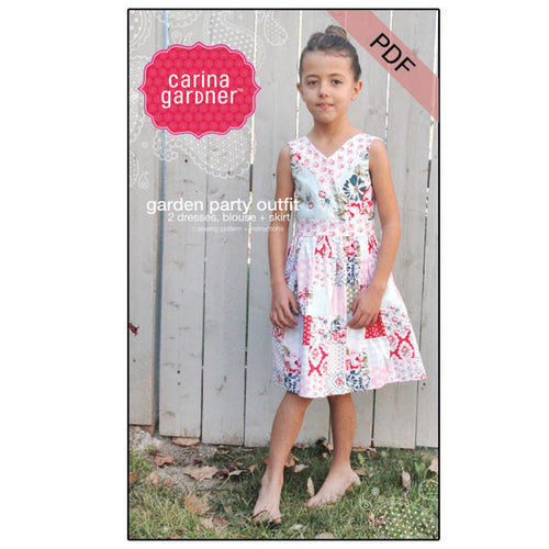 Garden Party Outfit Sewing Pattern PDF - Digital Download
