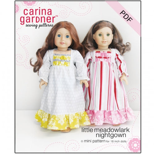 Little Meadowlark Nightgown Sewing Pattern PDF - Digital Download