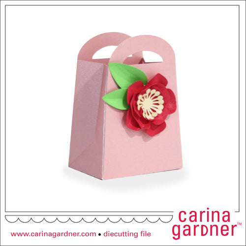 Pretty Flower Favor Bag - Digital Download