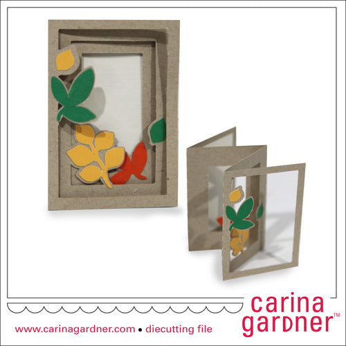 Leafy Accordion Card - Digital Download