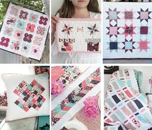 Load image into Gallery viewer, Carina Gardner&#39;s Simply Modern Patchwork Quilts eBook: 12 Posy Garden Quilts and Sewing Projects for the Beginning Quilter