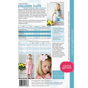 Playdate Outfit Sewing Pattern PDF - Digital Download