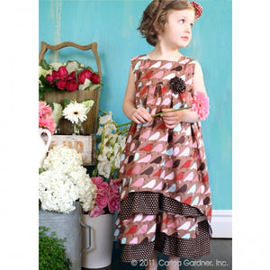 Love Nest Ruffle Dress Sewing Pattern PDF - Digital Download