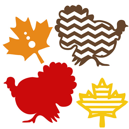 TURKEY AND FALL LEAVES SVG - FREE - Digital Download